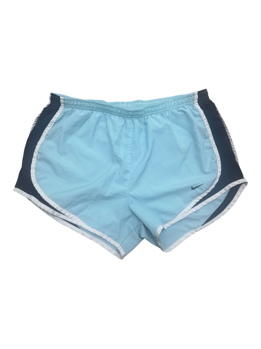 Nike Sky Blue and Navy Athletic Shorts